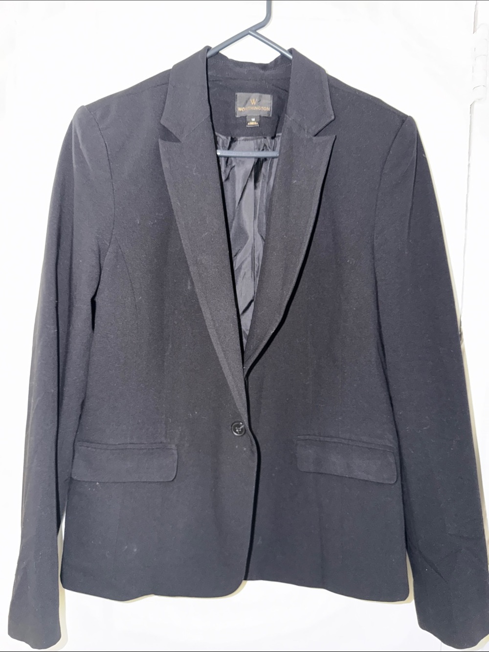Worthington Black Single-Button Women's Blazer